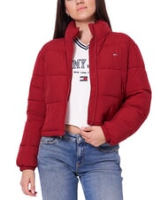 TOMMY HILFIGER TH JEANS Chaqueta corta de plumas rojo regata - Chaquetas de plumas de mujer - 6
