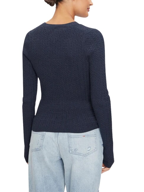 TH JEANS C&aacute;rdigan de manga larga noche oscura azul marino melange - Su&eacute;teres de mujer