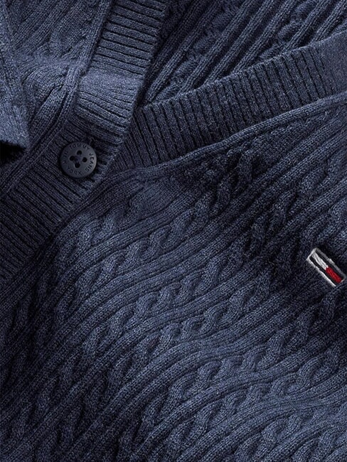 TH JEANS C&aacute;rdigan de manga larga noche oscura azul marino melange - Su&eacute;teres de mujer