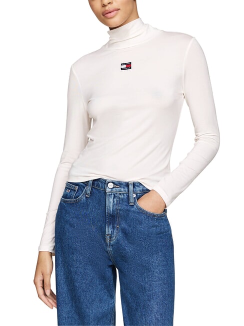 TH JEANS Camiseta de manga larga blanco antiguo - camiseta