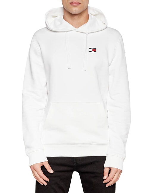 TH JEANS Sudadera con capucha de algod&oacute;n blanco antiguo - Sudaderas