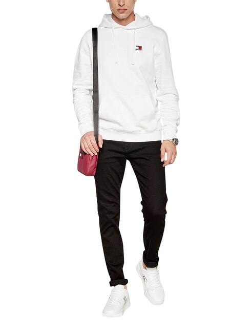 TH JEANS Sudadera con capucha de algod&oacute;n blanco antiguo - Sudaderas