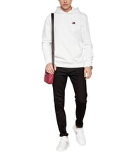 TOMMY HILFIGER TH JEANS Sudadera con capucha de algod&oacute;n blanco antiguo - Sudaderas - 5