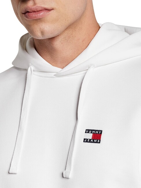 TH JEANS Sudadera con capucha de algod&oacute;n blanco antiguo - Sudaderas