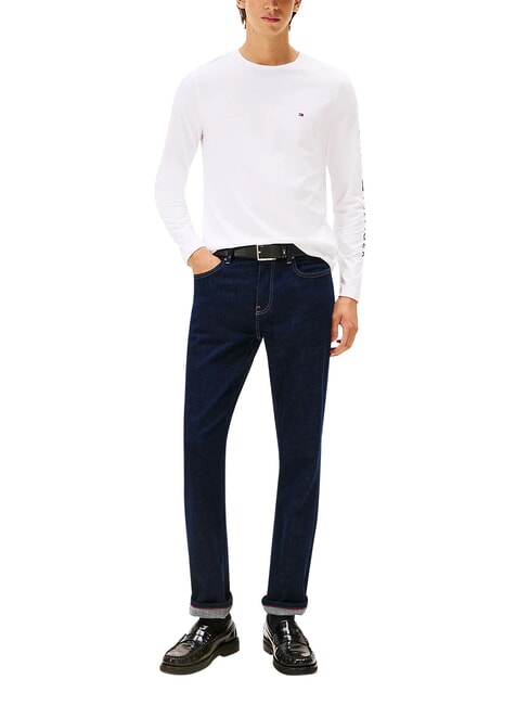 TH Camiseta de manga larga blanco - Su&eacute;teres de los hombres