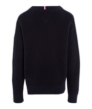 TOMMY HILFIGER TH Jersey de algod&oacute;n de cuello redondo - Su&eacute;teres para ni&ntilde;os