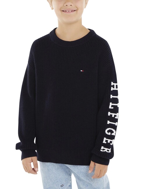 TH Jersey de algod&oacute;n de cuello redondo cielo del desierto - Su&eacute;teres para ni&ntilde;os