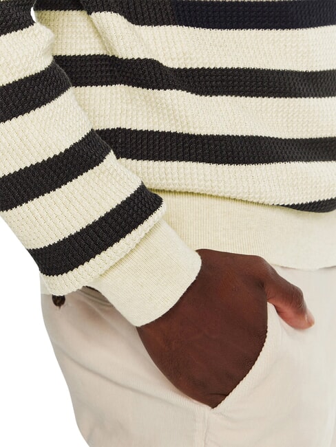 TH Jersey de algod&oacute;n de cuello redondo leche de avena htr / cielo del desierto - Su&eacute;teres de los hombres