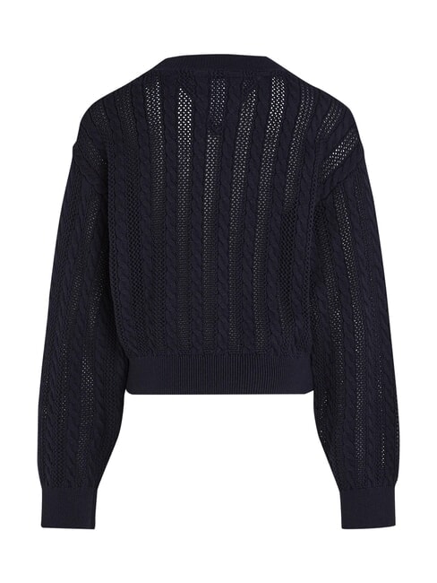 TH Jersey de algod&oacute;n de cuello redondo cielo del desierto - Su&eacute;teres para ni&ntilde;os