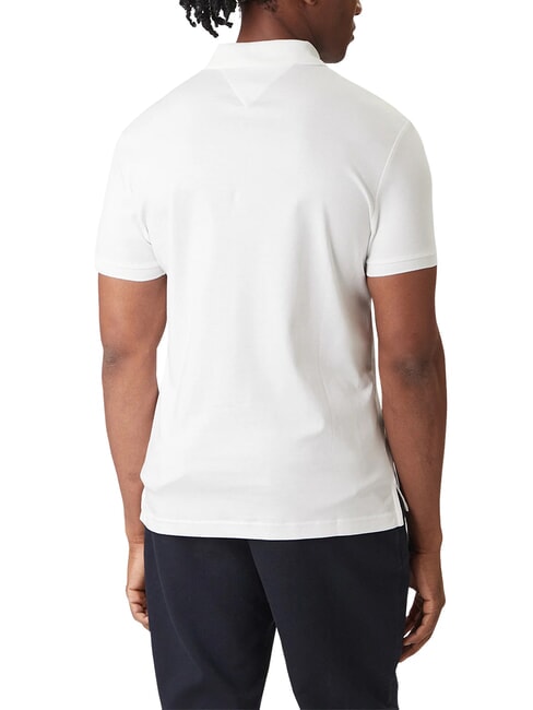 TH Polo de manga corta con cinta en el cuello blanco &oacute;ptico - camisa polo