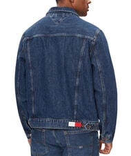 TOMMY HILFIGER TH JEANS Jersey de algod&oacute;n de cuello redondo negro - Su&eacute;teres de los hombres - 3