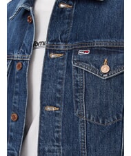TOMMY HILFIGER TH JEANS Jersey de algod&oacute;n de cuello redondo negro - Su&eacute;teres de los hombres - 5