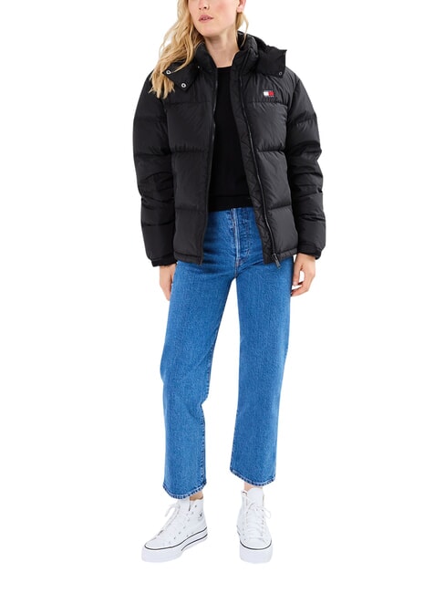 TH JEANS Chaqueta negro - Chaquetas de plumas de mujer