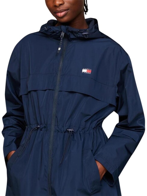 TH JEANS Chaqueta larga Marina de noche oscura - Chaquetas de mujer