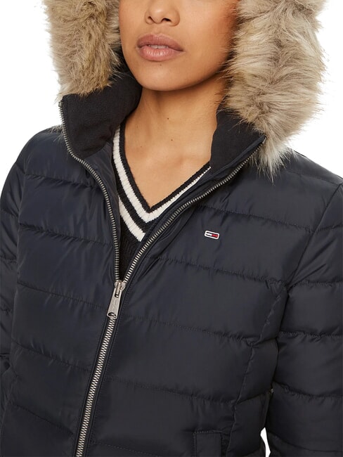 TH JEANS Edred&oacute;n relleno de plumas Marina de noche oscura - Chaquetas de plumas de mujer