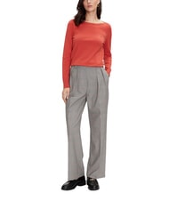 TOMMY HILFIGER TH Pantalones Comprobaci&oacute;n global de stp/s/ textura h gris - Pantalones de mujer - 3