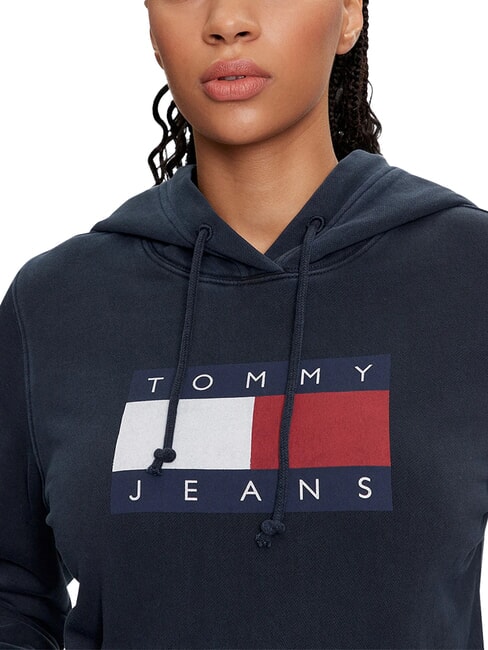 TH JEANS Sudadera de algod&oacute;n Marina de noche oscura - Sudaderas de mujer