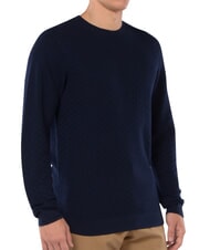 TOMMY HILFIGER TH Jersey de algod&oacute;n de cuello redondo cielo del desierto - Su&eacute;teres de los hombres - 3