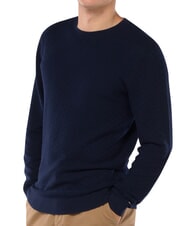 TOMMY HILFIGER TH Jersey de algod&oacute;n de cuello redondo cielo del desierto - Su&eacute;teres de los hombres - 4