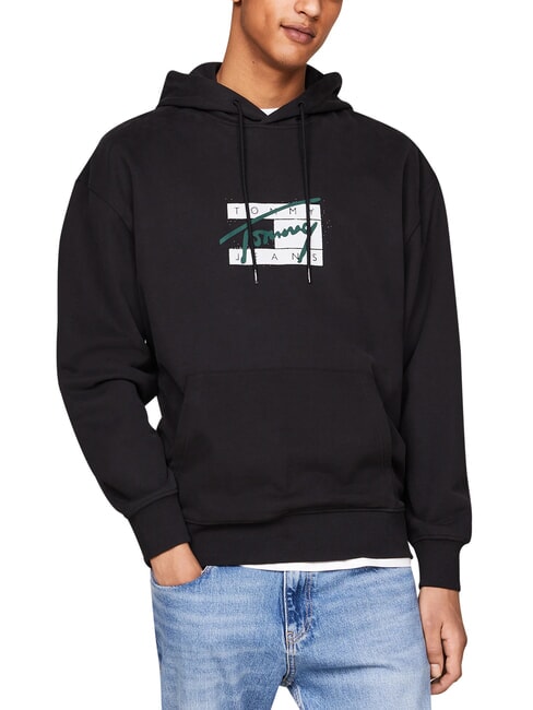 TH JEANS Sudadera de algod&oacute;n negro - Sudaderas