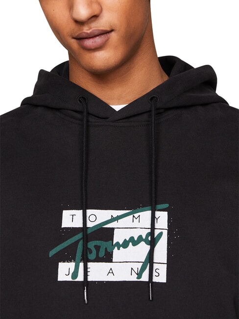 TH JEANS Sudadera de algod&oacute;n negro - Sudaderas