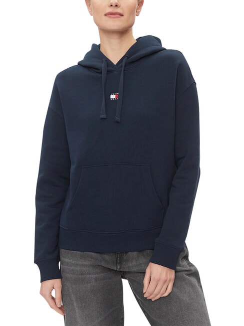 TH JEANS Sudadera de algod&oacute;n Marina de noche oscura - Sudaderas de mujer