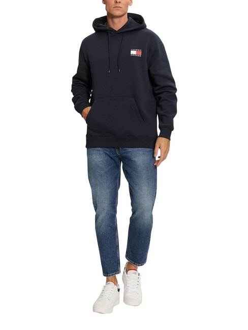 TH JEANS Sudadera con bolsillo y capucha Marina de noche oscura - Sudaderas