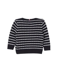 TOMMY HILFIGER TH Jersey de cuello redondo franja n&aacute;utica - Su&eacute;teres para ni&ntilde;os - 2