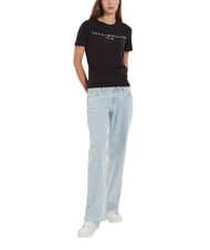 TOMMY HILFIGER TH 1985 Camiseta de algod&oacute;n negro - camiseta - 3