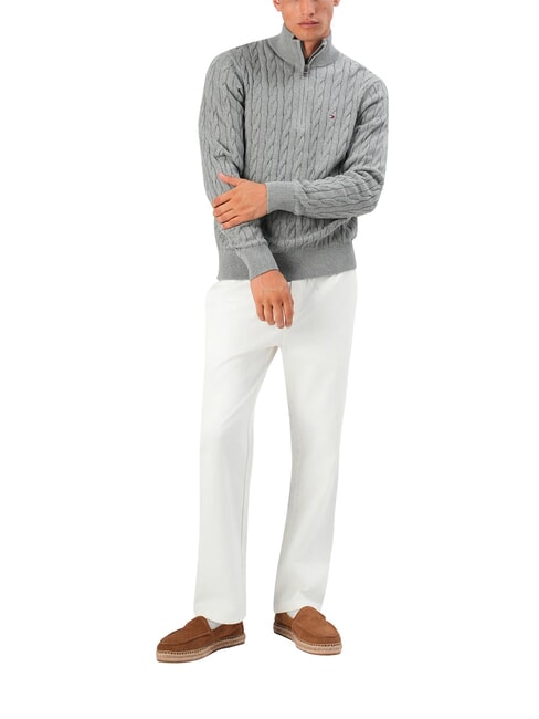 TH  Su&eacute;ter de cuello alto brezo gris medio - Su&eacute;teres de los hombres