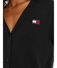 TOMMY HILFIGER TH JEANS c&aacute;rdigan de algod&oacute;n negro - Su&eacute;teres de mujer - 5