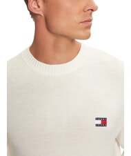 TOMMY HILFIGER TH JEANS  Su&eacute;ter de cuello redondo blanco antiguo - Su&eacute;teres de los hombres - 4