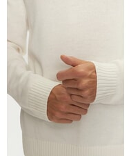 TOMMY HILFIGER TH JEANS  Su&eacute;ter de cuello redondo blanco antiguo - Su&eacute;teres de los hombres - 5