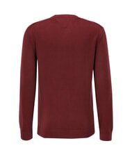 TOMMY HILFIGER TH JEANS  Cuello redondo de algod&oacute;n rojo intenso - Su&eacute;teres de los hombres - 2