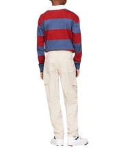 TOMMY HILFIGER TH KIDS Pantalones multibolsillos beige cl&aacute;sico - pantalones para ni&ntilde;os - 3