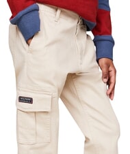 TOMMY HILFIGER TH KIDS Pantalones multibolsillos beige cl&aacute;sico - pantalones para ni&ntilde;os - 5
