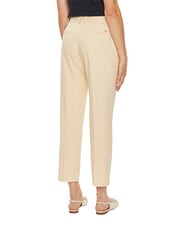 TOMMY HILFIGER TH  Pantalones de cintura alta marfil de campo - Pantalones de mujer - 2