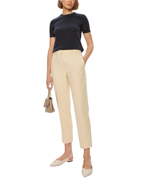 TH  Pantalones de cintura alta marfil de campo - Pantalones de mujer