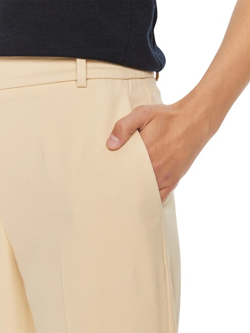 TH  Pantalones de cintura alta marfil de campo - Pantalones de mujer