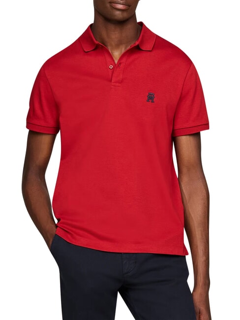 TH Camisa polo de manga corta magma oscuro - camisa polo