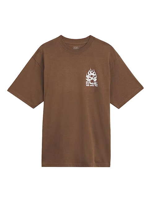 OFF THE WALL Camiseta de manga corta cacao a&ntilde;ejo - camiseta