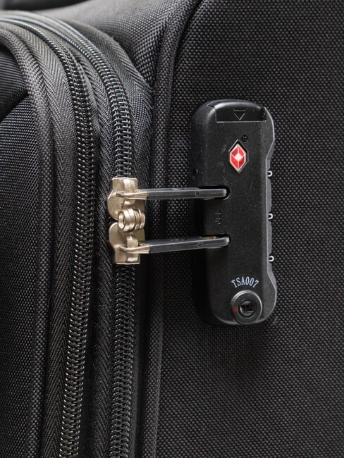 HEXA SOFT Equipaje de mano expandible negro - Equipaje de mano