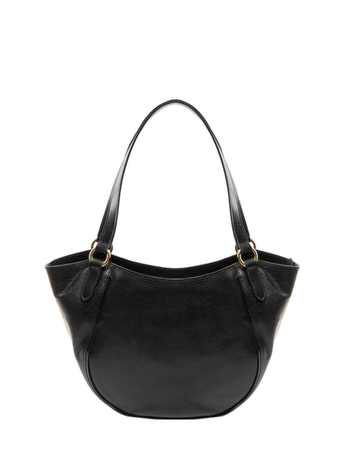 DOMITILLA  Bolso de hombro de piel Oro negro - Bolsos Mujer