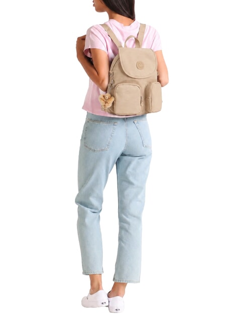 FIREFLY UP CONVERTIBLE Mochila beige brillante - Bolsos Mujer