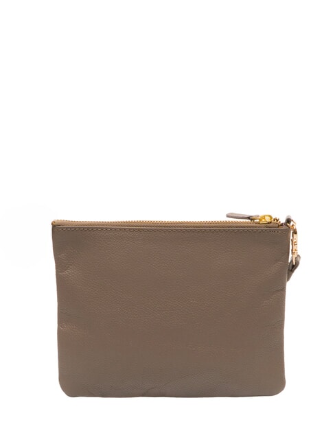 SMALL Bolso de mano peque&ntilde;o de piel con correa de mu&ntilde;eca natural - Bolsos Mujer