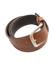 TIMBERLAND DOUBLE STITCHING Cintur&oacute;n de cuero acortable co&ntilde;ac - Cinturones - 3
