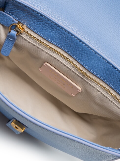 MAGALU Minibolso de hombro, de piel. azul - Bolsos Mujer