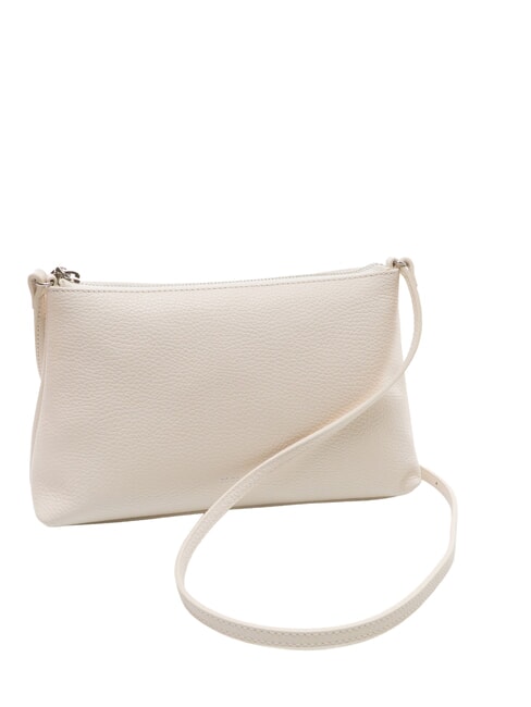 AGATEA Bolso de hombro de piel blanco - Bolsos Mujer