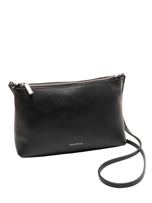 AGATEA Bolso de hombro de piel negro - Bolsos Mujer