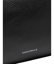 COCCINELLE AGATEA Bolso de hombro de piel negro - Bolsos Mujer - 3
